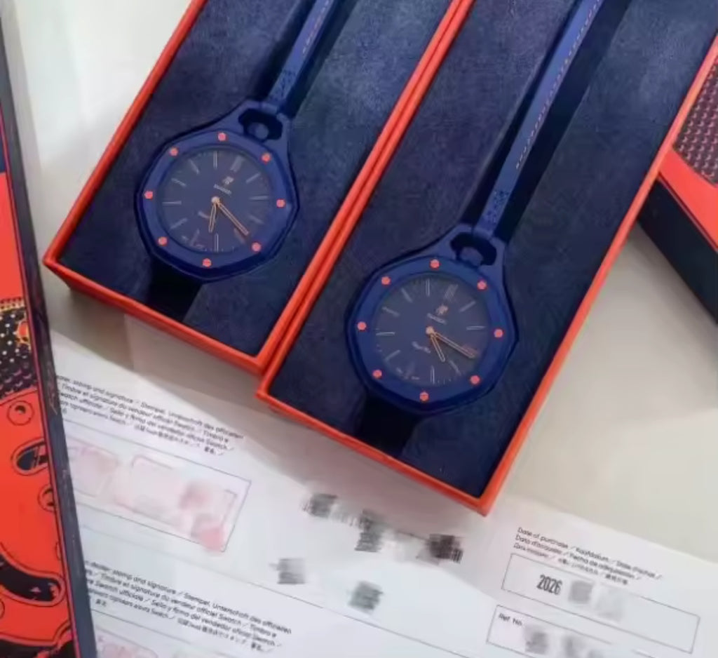 Montre Swatch x Audemars Piguet Royal Oak “Royal Pop” Édition Premium Plusieurs coloris